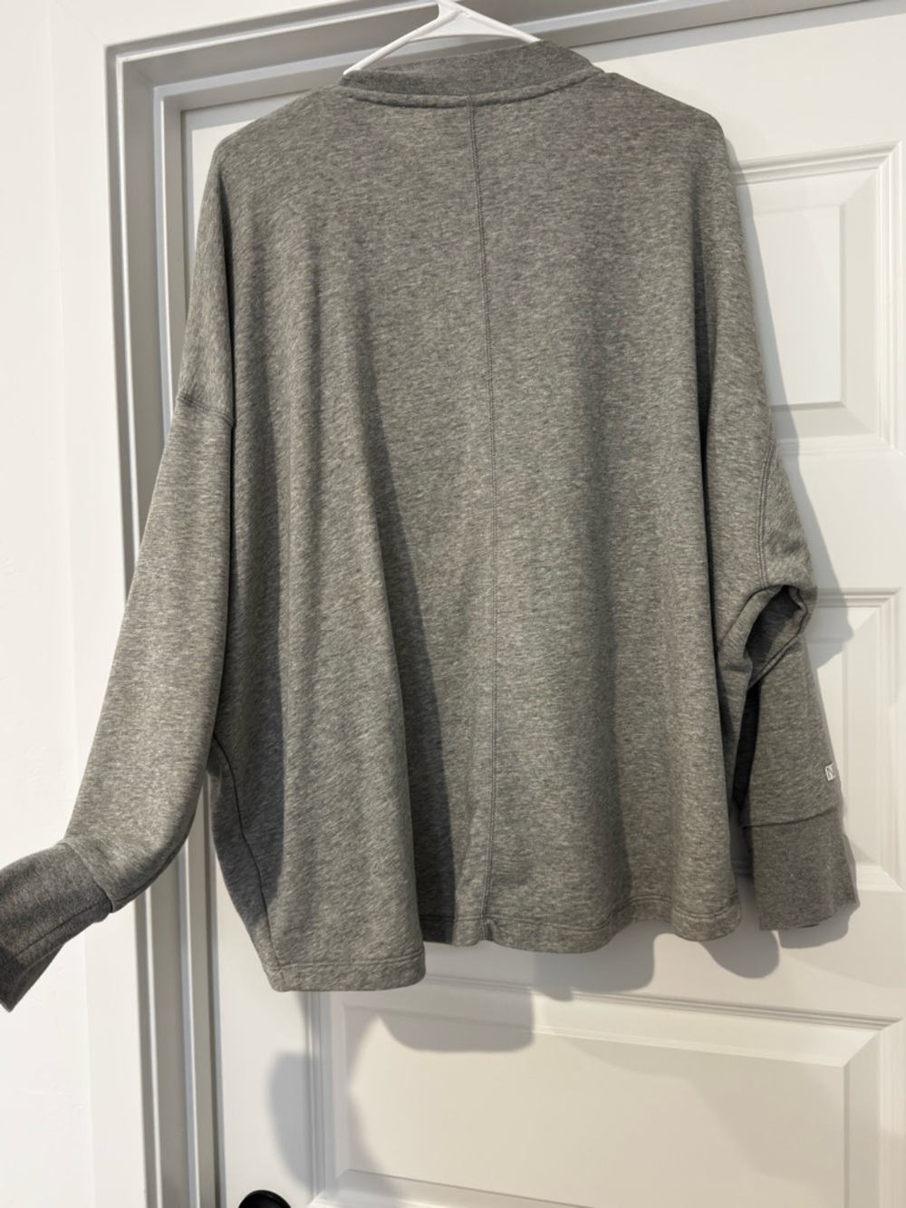 Nike Women's Gray Heather Femme French Terry Cardigan - Picture 6 of 7